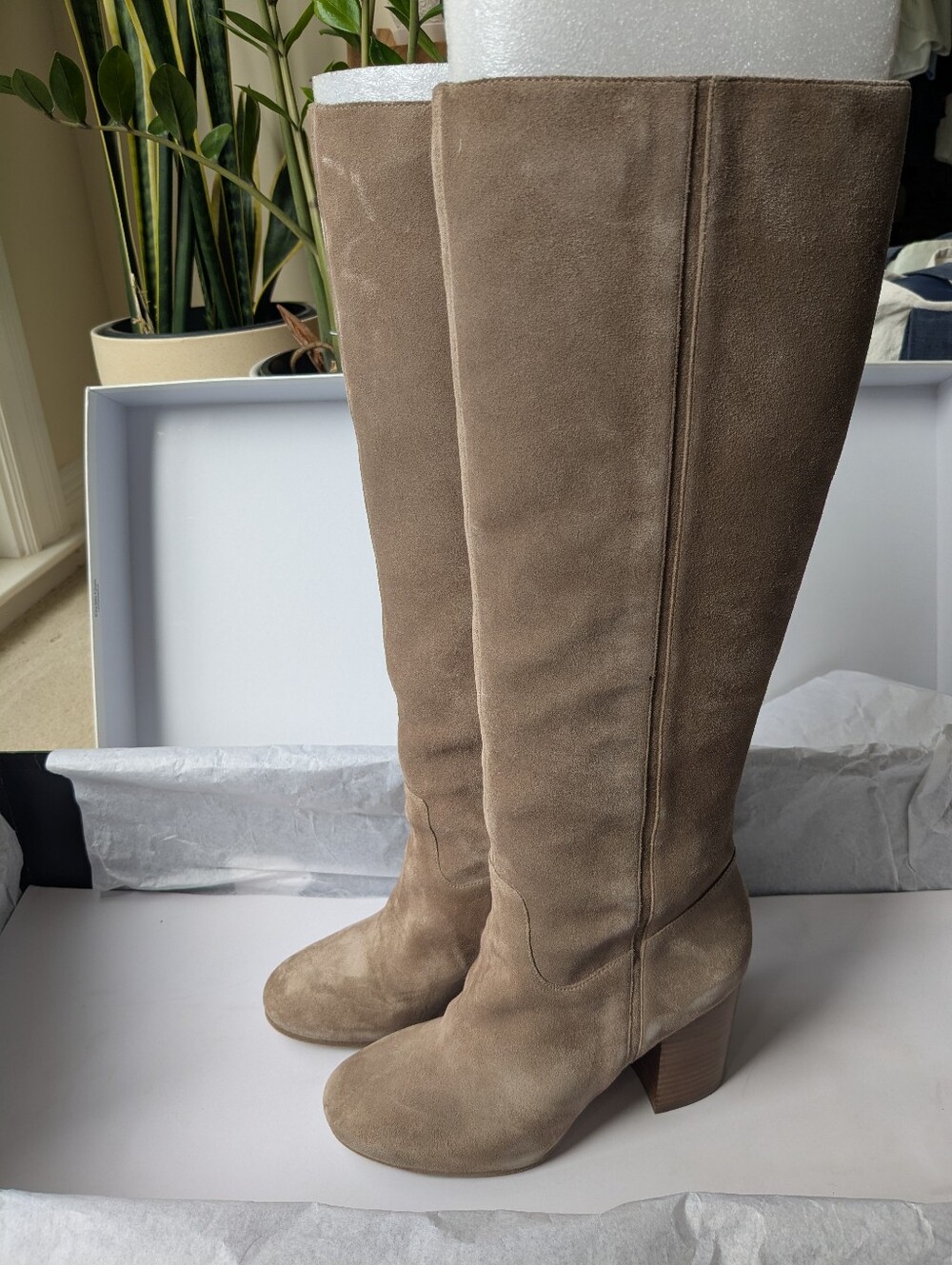 Via Spiga V Beckett Tall Suede Leather Boots - size 6.5